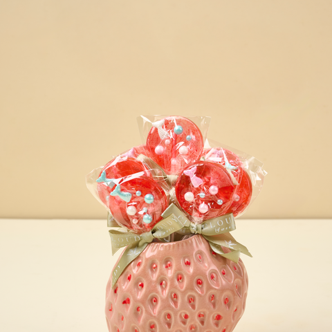 Strawberry Lollipop